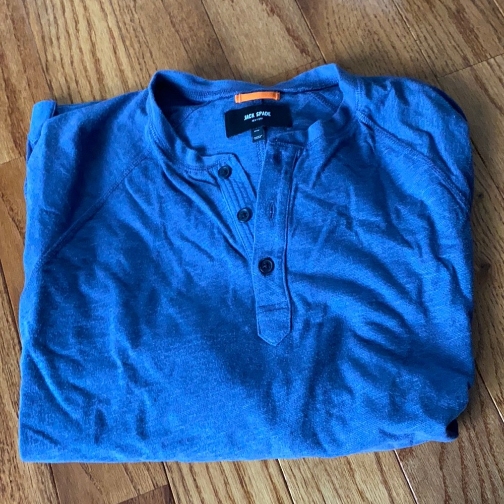 Jack spade men’s medium Henley shirt